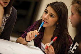 Picture of students in classroom